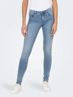 ONLRAIN Vita media Skinny Fit Jeans