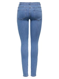 ONLRAIN Vita media Skinny Fit Jeans
