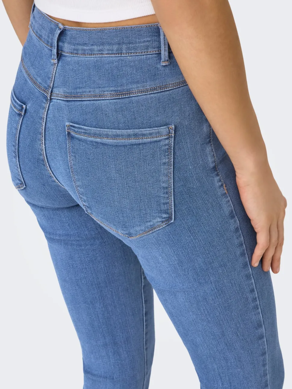ONLRAIN Vita media Skinny Fit Jeans