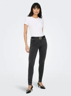 ONLRAIN Vita media Skinny Fit Jeans