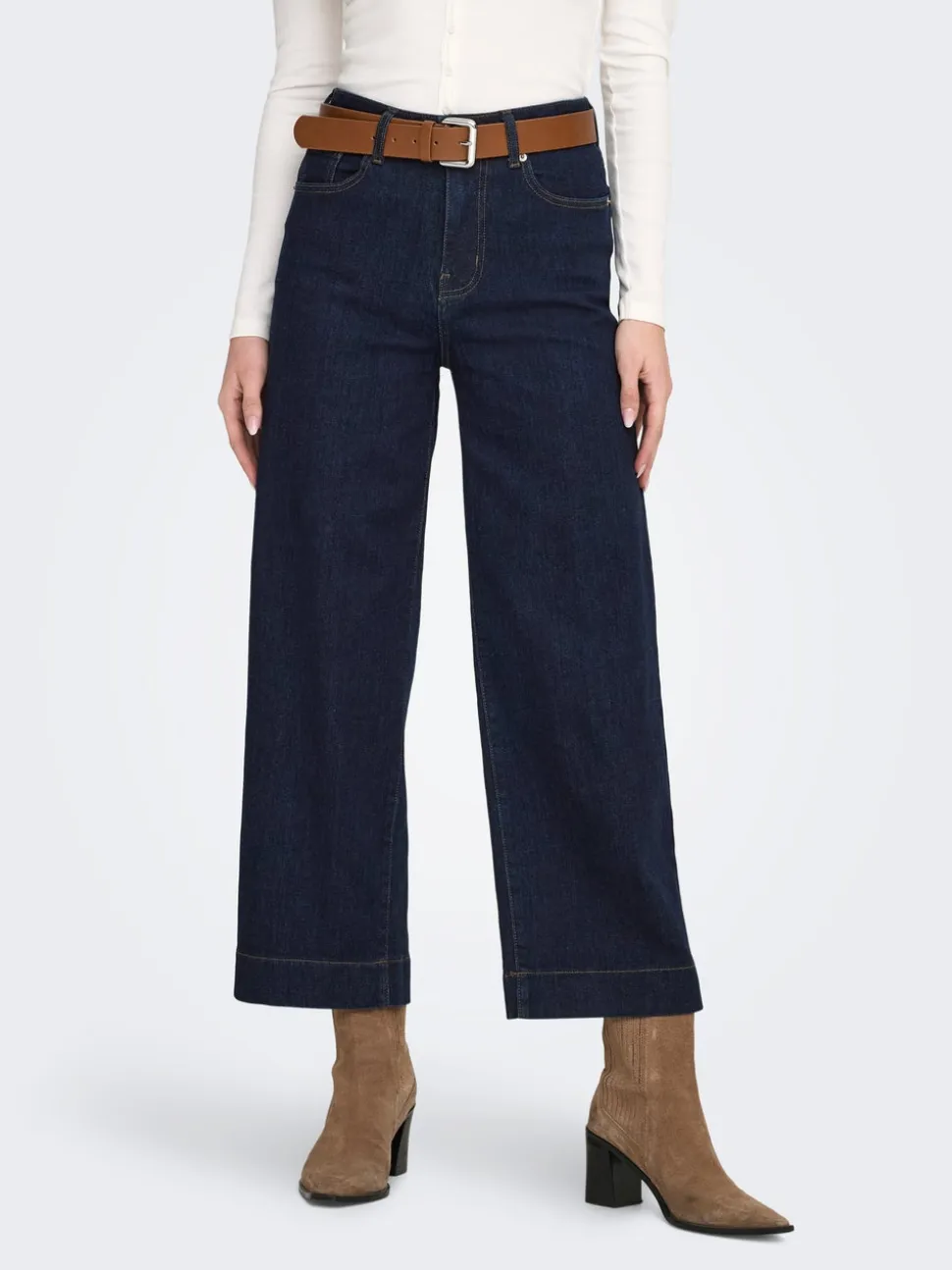 ONLREGINA Vita alta Cropped Fit Cropped Jeans