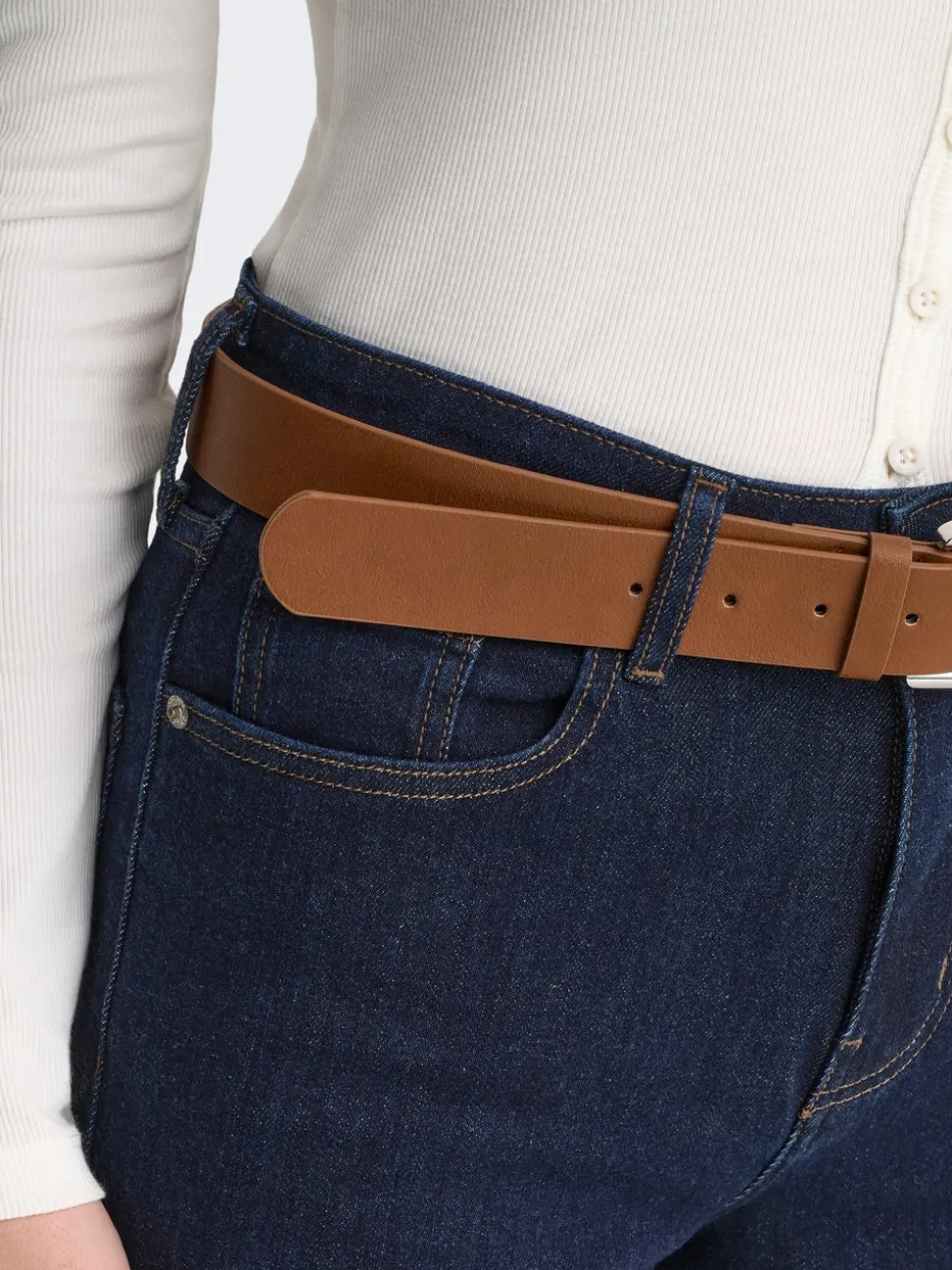 ONLREGINA Vita alta Cropped Fit Cropped Jeans