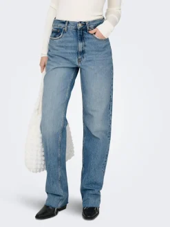 ONLRILEY Vita alta Straight Fit Jeans