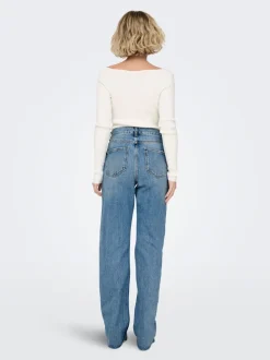 ONLRILEY Vita alta Straight Fit Jeans