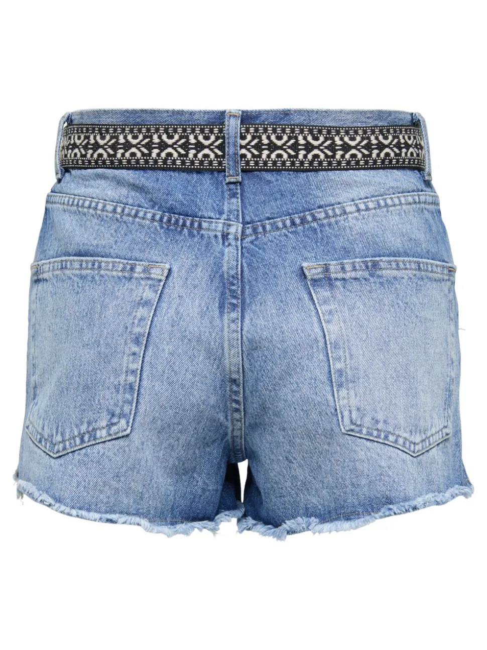 ONLROBYN Vita molto alta Straight Fit Bermuda in jeans