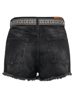 ONLROBYN Vita molto alta Straight Fit Bermuda in jeans