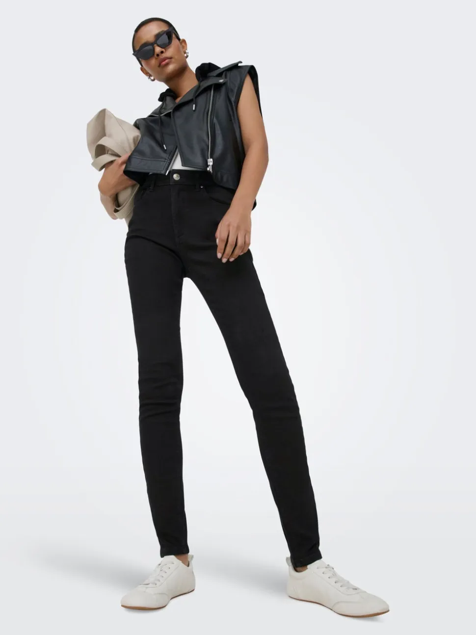 ONLROYAL-POWER Vita alta Skinny Fit Jeans