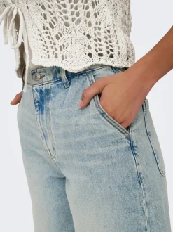 ONLRUTH Vita media Loose Fit Bermuda in jeans