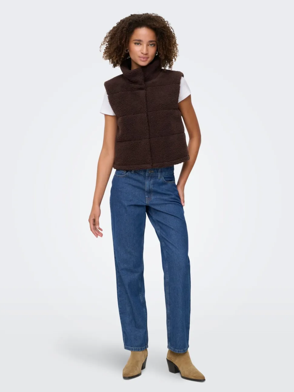 ONLSANDRA Gilet teddy