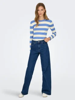 ONLSANNA Vita alta Wide Leg Fit Jeans