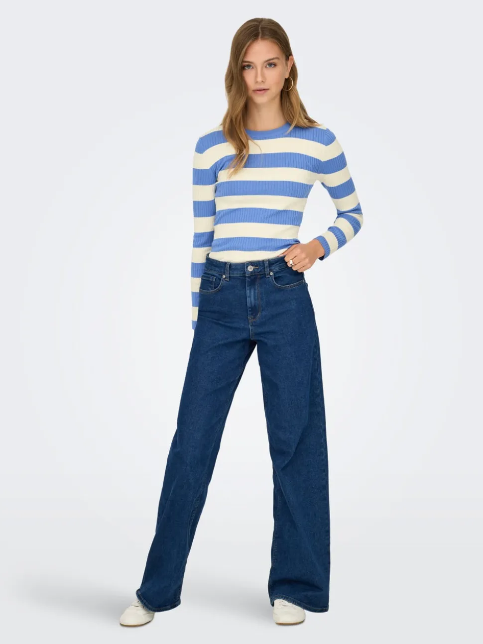 ONLSANNA Vita alta Wide Leg Fit Jeans