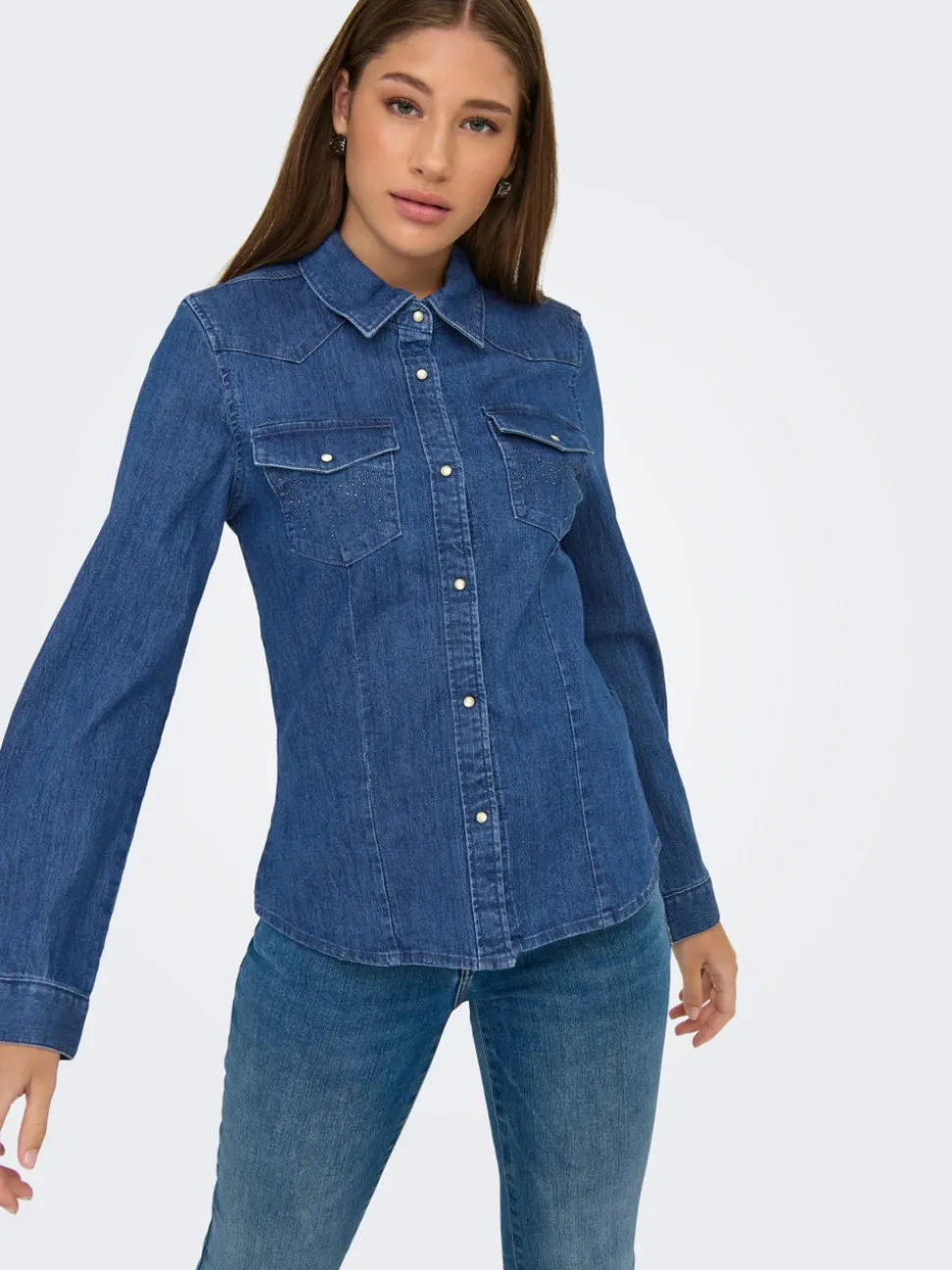 ONLSASIA Camicia in jeans