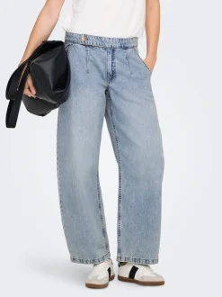 ONLSAVONA Vita media Barrel fit Lunghezza alla caviglia Jeans