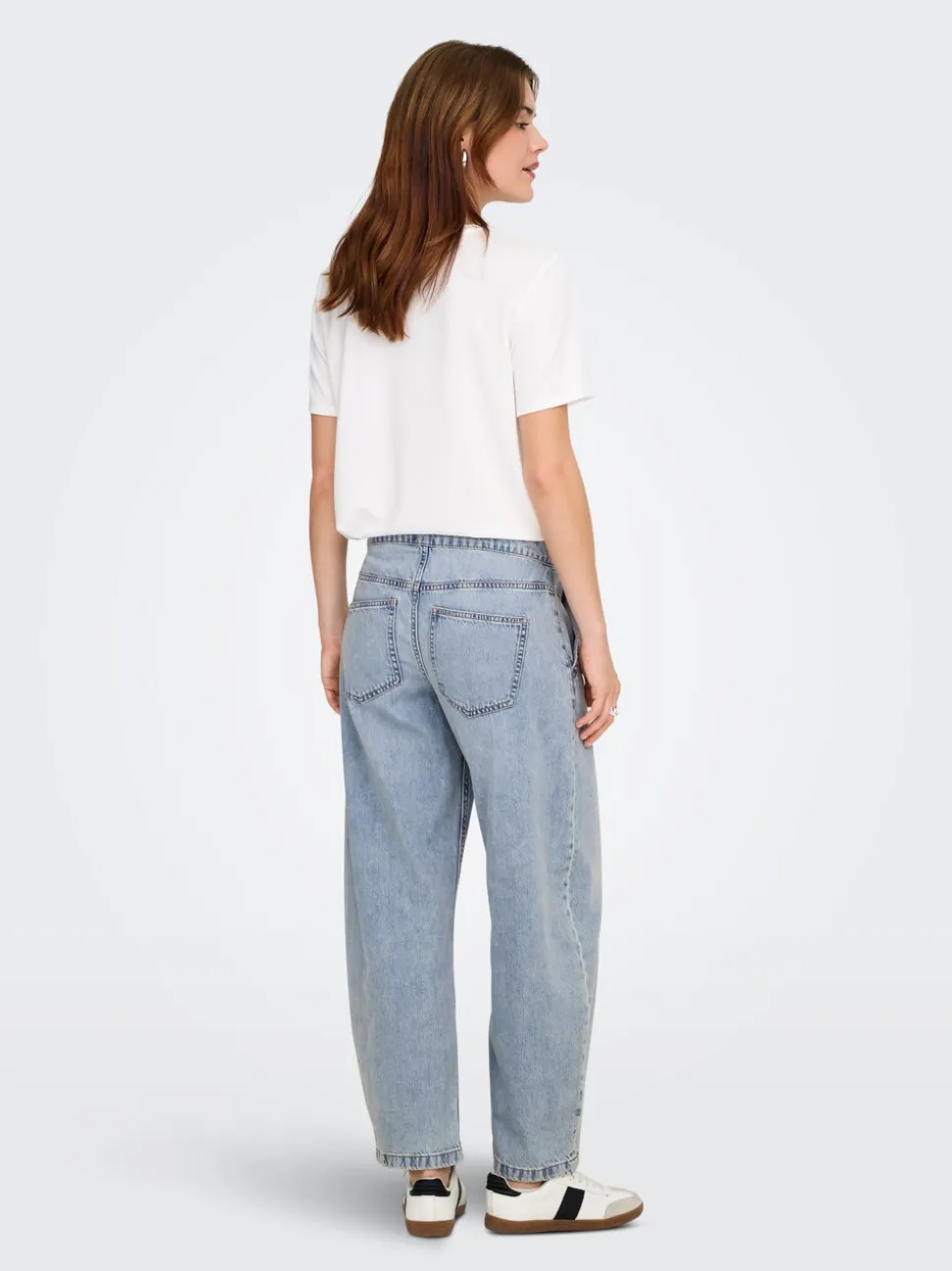 ONLSAVONA Vita media Barrel fit Lunghezza alla caviglia Jeans