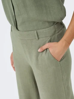 ONLSIESTA Cropped Fit Lino Pantaloni culotte
