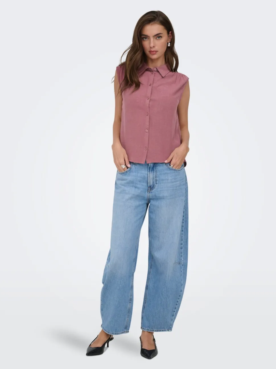 ONLSIESTA Lino Camicia