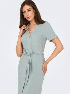 ONLSIESTA Lino Vestito lungo