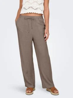 ONLSIESTA Straight Fit Lino Pantaloni