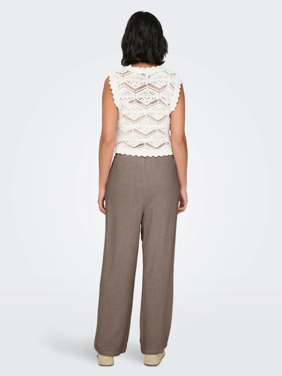 ONLSIESTA Straight Fit Lino Pantaloni