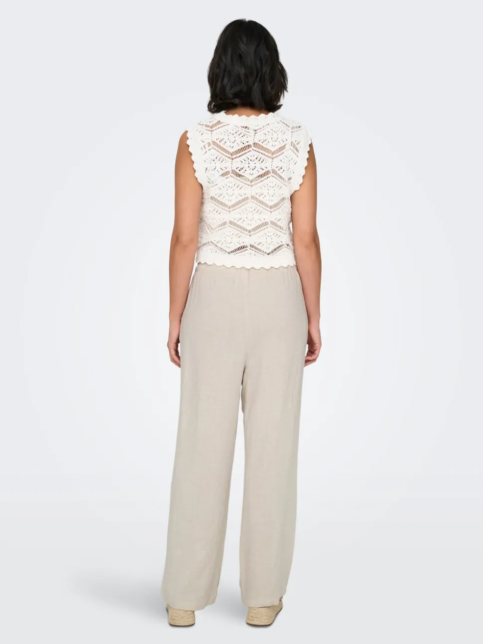 ONLSIESTA Straight Fit Lino Pantaloni