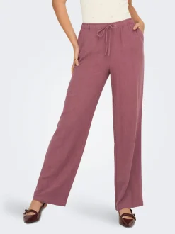ONLSIESTA Straight Fit Lino Pantaloni