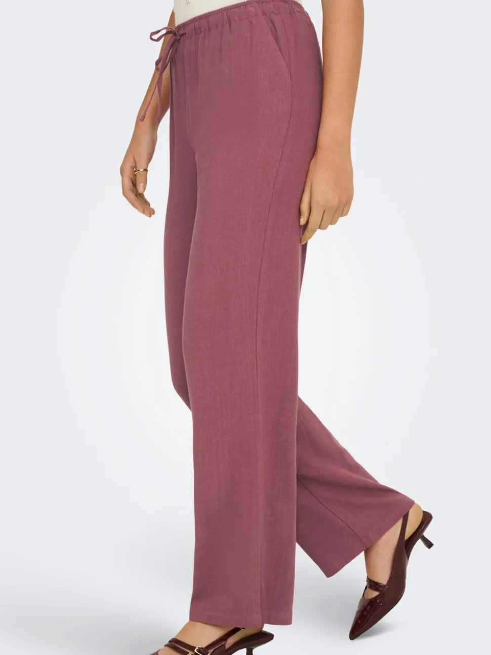ONLSIESTA Straight Fit Lino Pantaloni