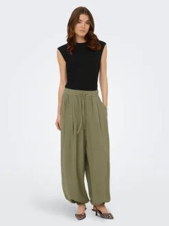 ONLSIESTA Wide Leg Fit Lino Pantaloni a gamba larga