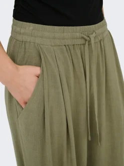 ONLSIESTA Wide Leg Fit Lino Pantaloni a gamba larga