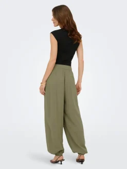 ONLSIESTA Wide Leg Fit Lino Pantaloni a gamba larga