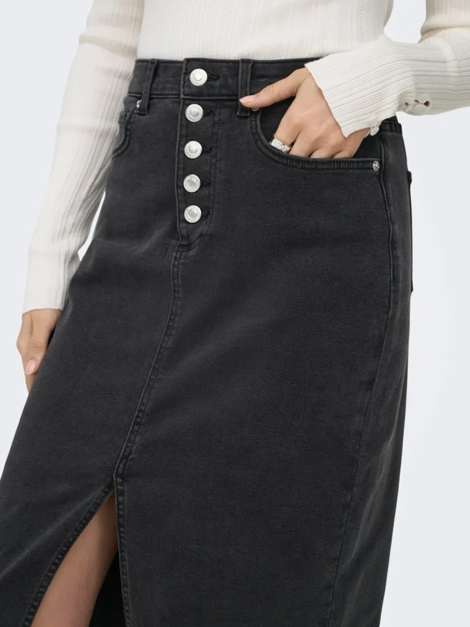 ONLSILJA Gonna in jeans Gonna midi