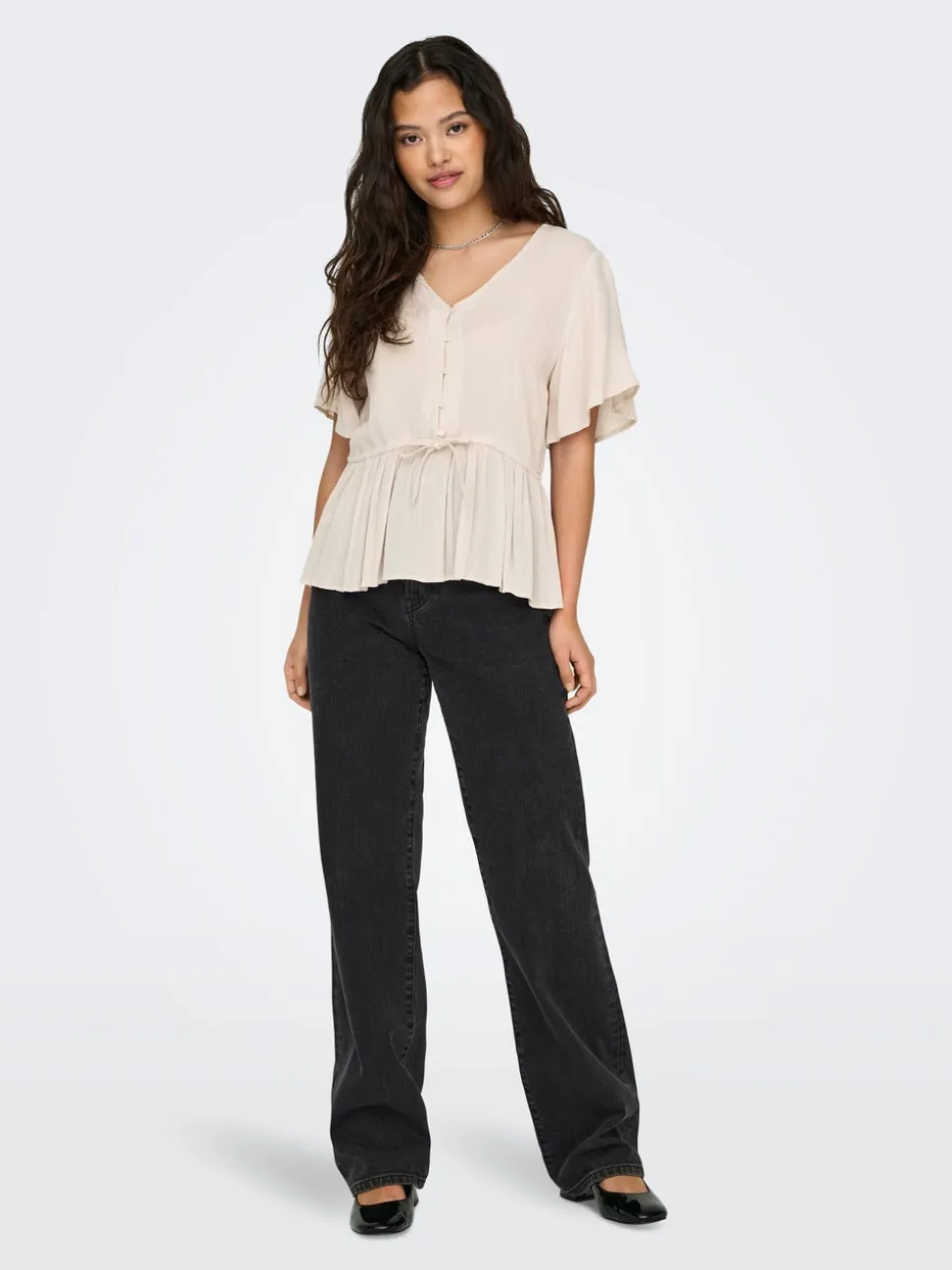 ONLSILJE Vita alta Straight Fit Jeans