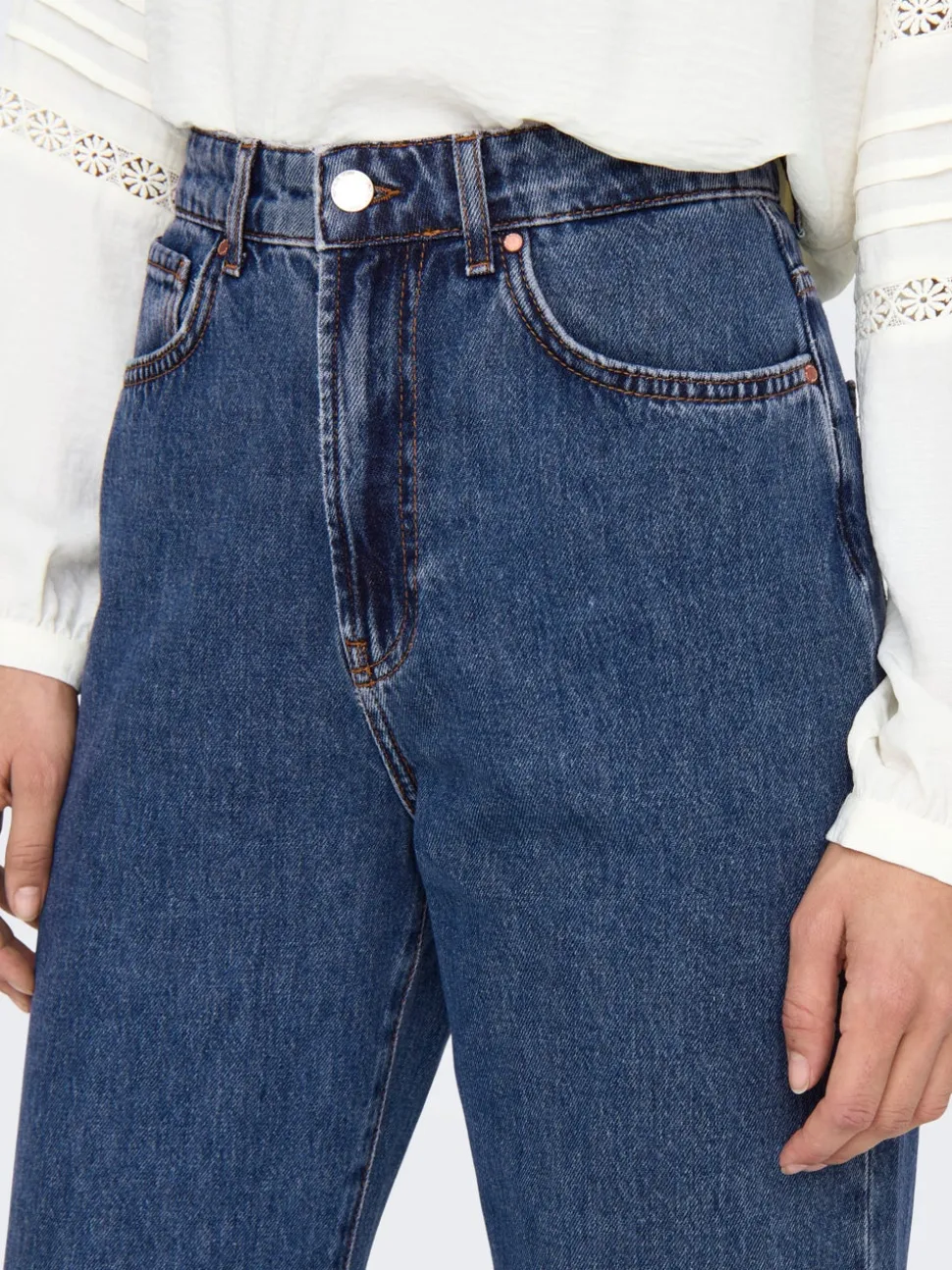 ONLSILJE Vita alta Straight Fit Jeans
