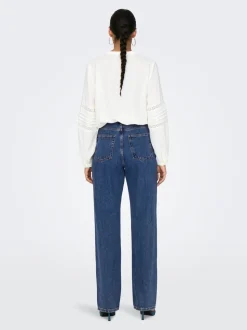 ONLSILJE Vita alta Straight Fit Jeans