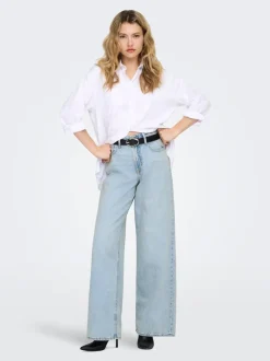 ONLSILKY Vita alta Wide Leg Fit Jeans