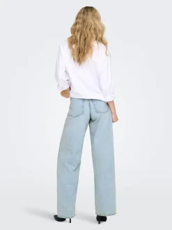 ONLSILKY Vita alta Wide Leg Fit Jeans