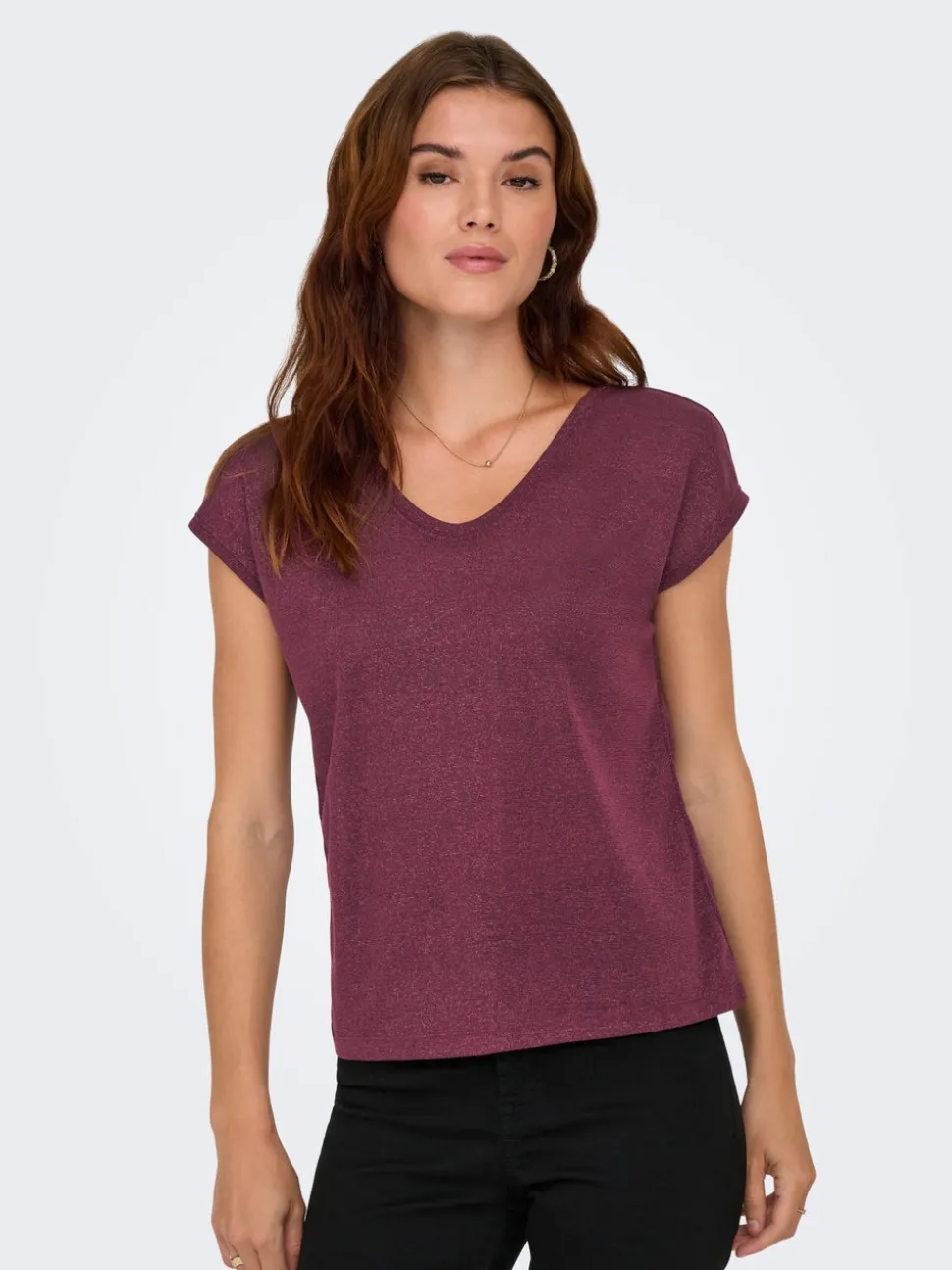 ONLSILVERY Top