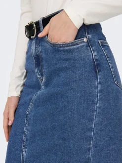 ONLSIRI Denim Gonna in jeans Gonna midi