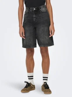 ONLSONNY Vita alta Regular Fit Bermuda in jeans