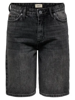 ONLSONNY Vita alta Regular Fit Bermuda in jeans