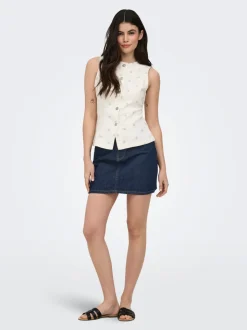 ONLSTELLA Denim Gonna in jeans Gonna pantaloncino
