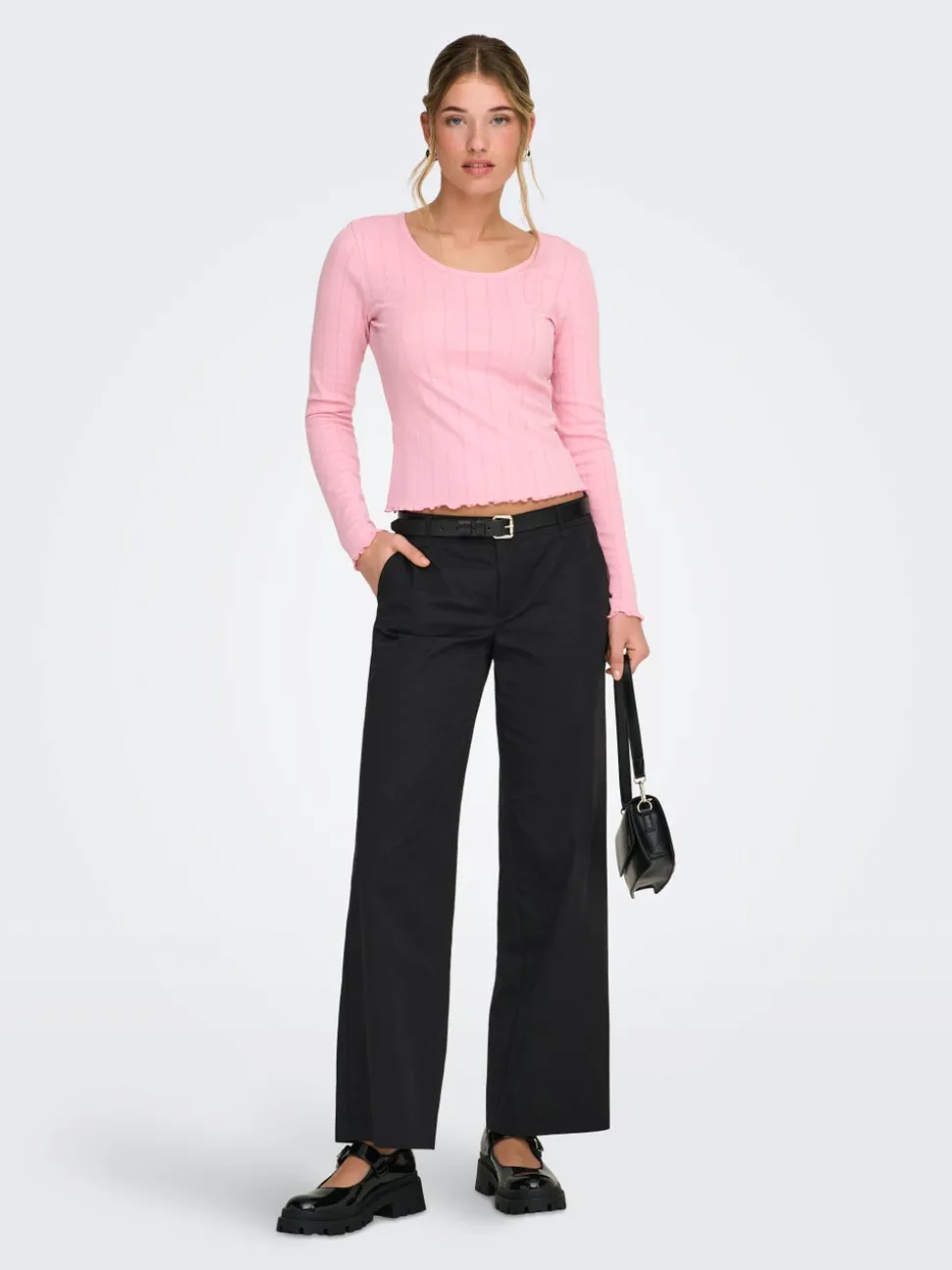 ONLTANNY Wide Leg Fit Pantaloni chino