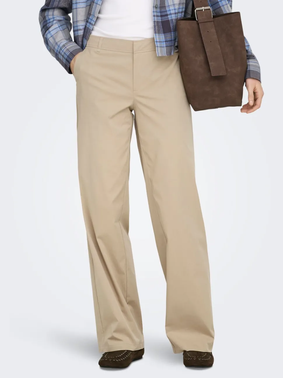 ONLTANNY Wide Leg Fit Pantaloni chino