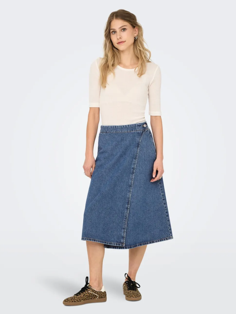 ONLTHEA Denim Gonna in jeans Gonna midi