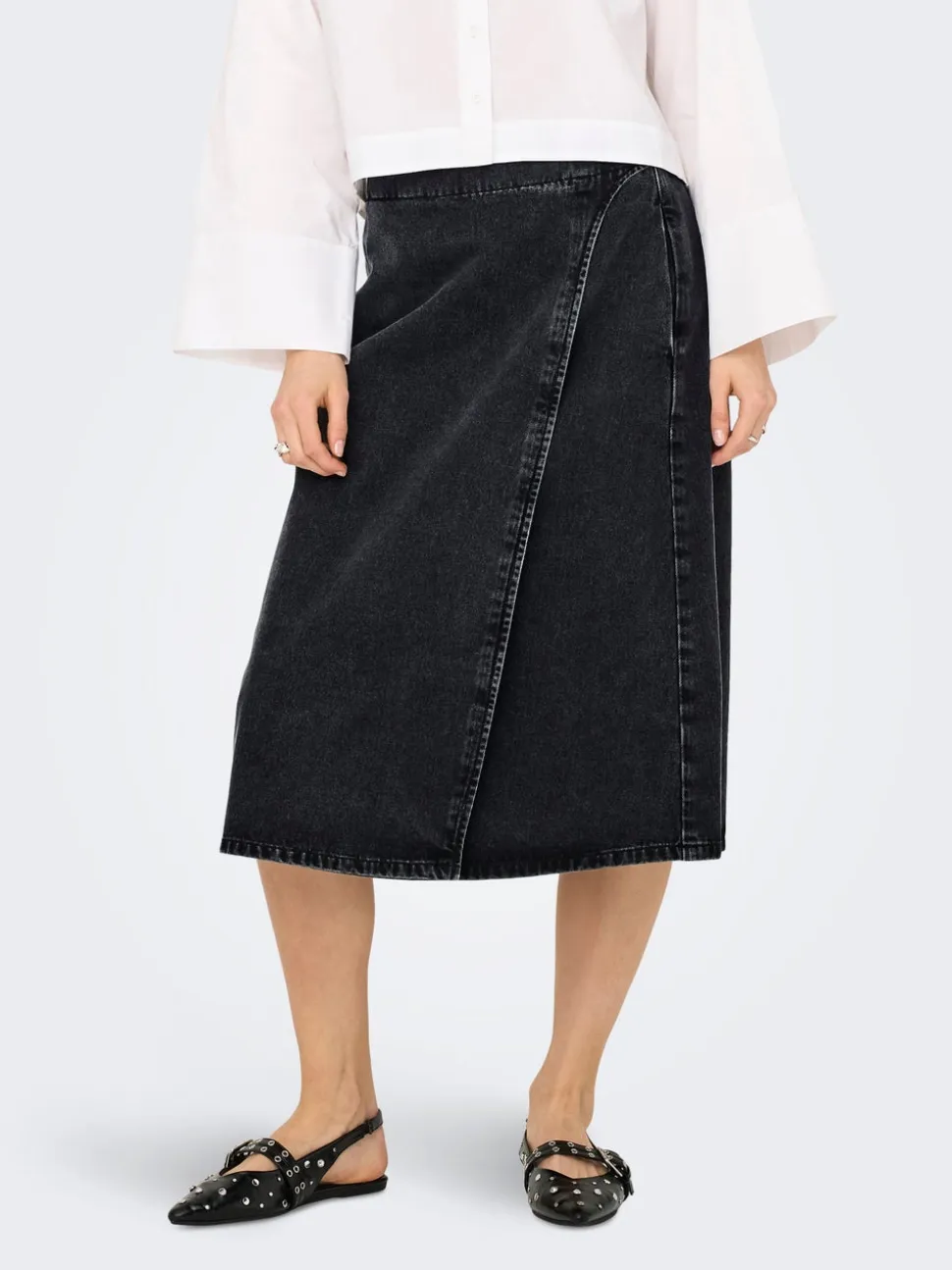ONLTHEA Denim Gonna in jeans Gonna midi