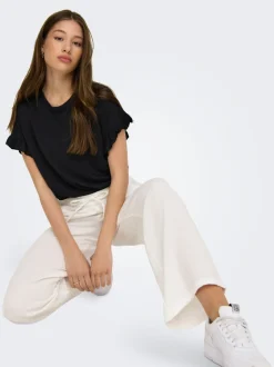 ONLTHYRA Comfort Fit Pantaloni a gamba larga