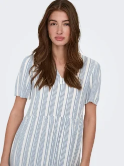 ONLTIRI-GOA Lino Vestito corto