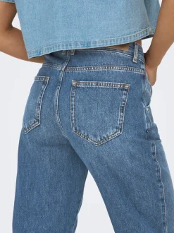 ONLTROY Vita alta Carrot Fit Lunghezza alla caviglia Jeans