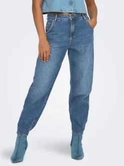 ONLTROY Vita alta Carrot Fit Lunghezza alla caviglia Jeans