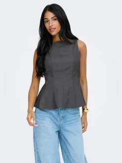 ONLUNITA Top con peplum