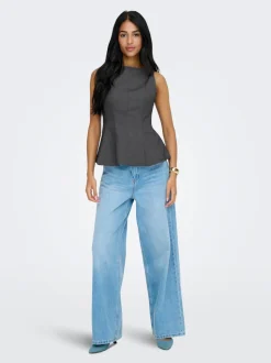 ONLUNITA Top con peplum